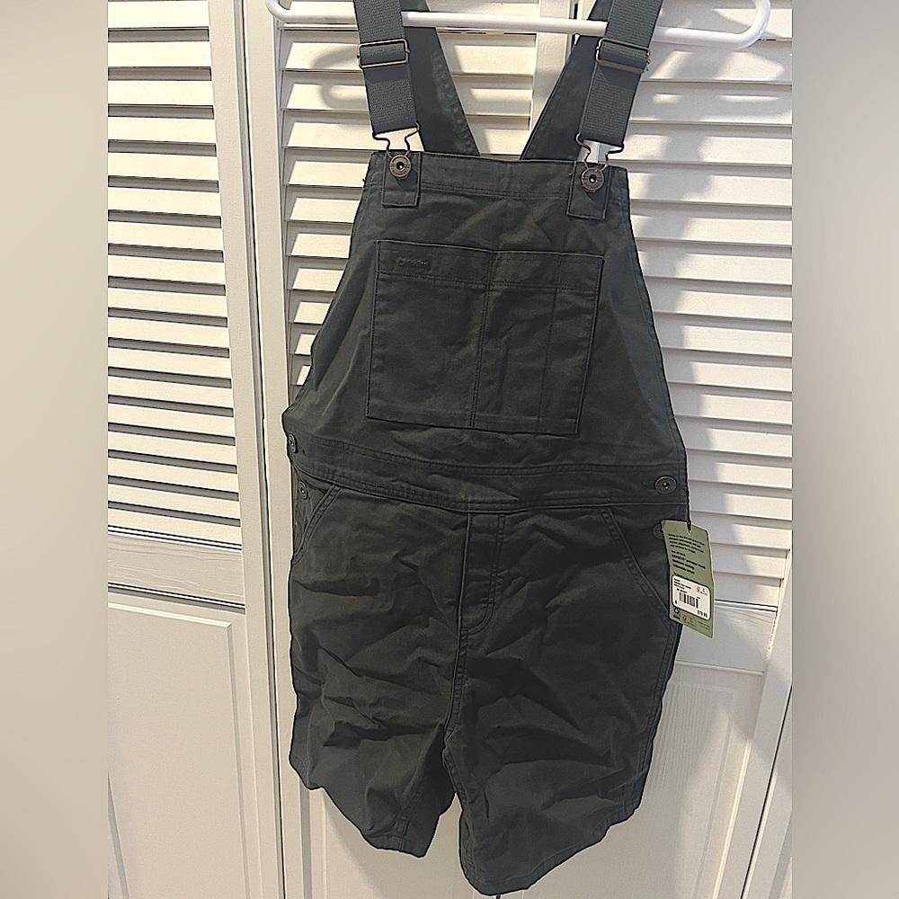 REI short overalls
